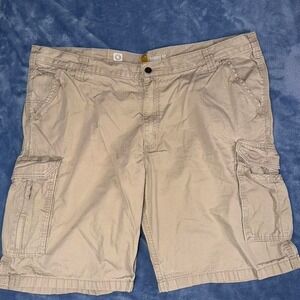 Men's Carhartt Relaxed Fit Force Tappen Cargo Shorts Size 42 Beige